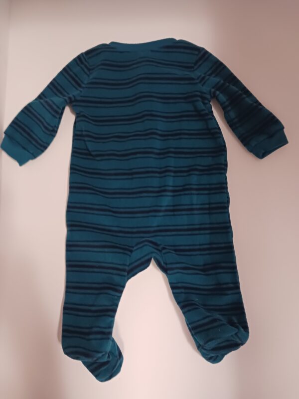 BOYS FLEECE FOOTIE PAJAMAS SIZE 0-3 MONTH - Image 3