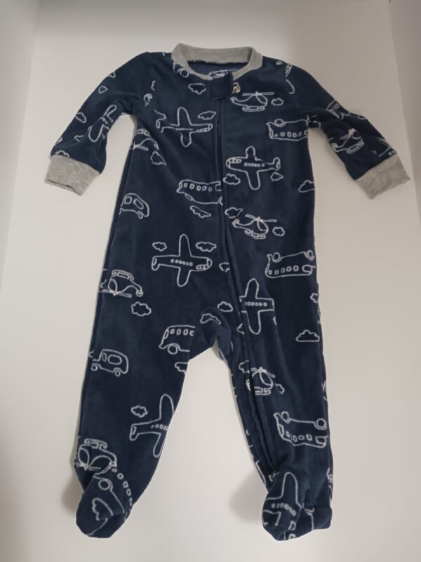 CARTER'S 6 MONTH FOOTIE FLEECE PAJAMAS