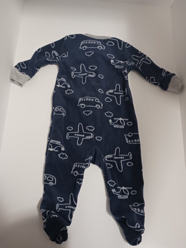 CARTER'S 6 MONTH FOOTIE FLEECE PAJAMAS - Image 2