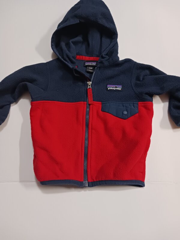 PATAGONIA FLEECE ZIPPER JACKET. SZ 3-6 Months