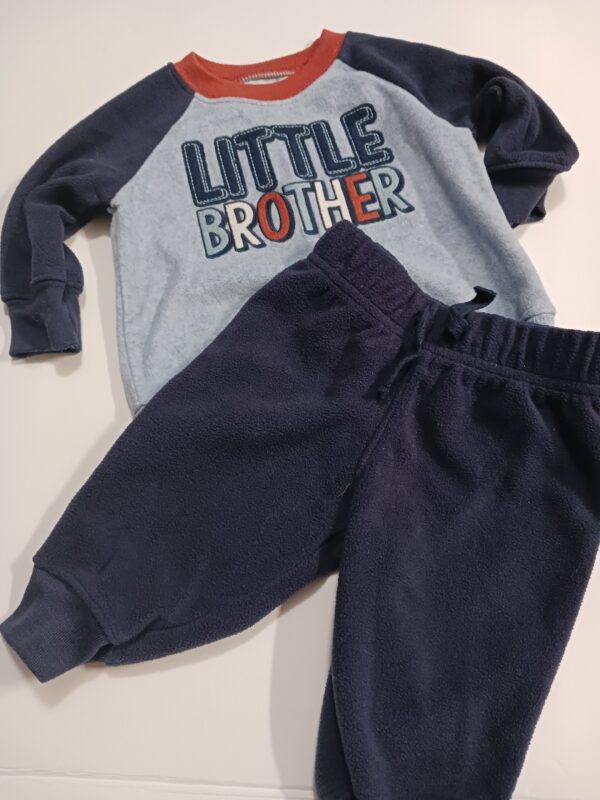 CHILD OF MINE FLEECE PANTS AND SWEATSHIRT