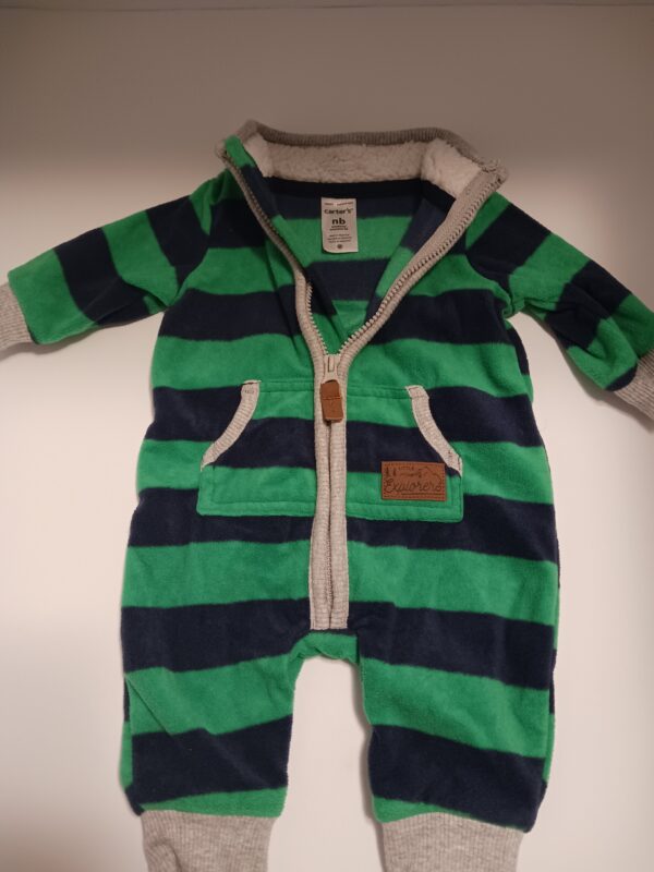 NEW BORN FLEECE ZIPPER JUMPER - Image 3