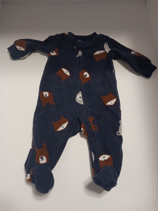 CARTER'S NEW BORN FLEECE PAJAMAS - Image 2