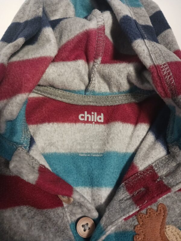 CHILD OF MIND 0-3 MONTH FLEECE HOODIE - Image 2