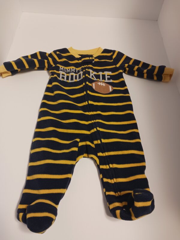 CHILD OF MINE 0-3 MONTH FLEECE PAJAMAS - Image 2