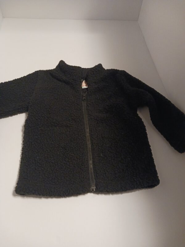 JUMPING BEANS FAUX FUR ZIP UP JACKET. SZ 12 MONTH