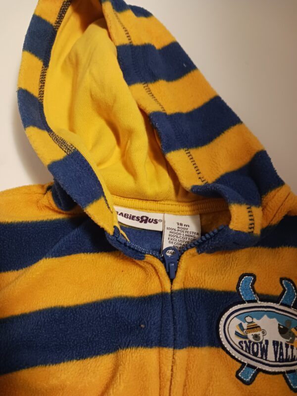 BABIES R US SZ 18 MONTHS FLEECE HOODIE - Image 2