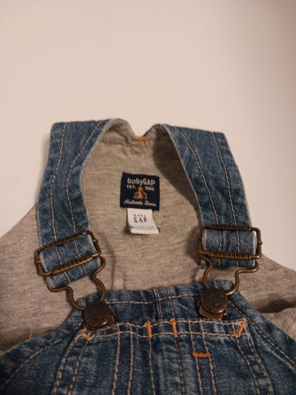 BABY GAP LINED JEAN OVERALLS - Image 2