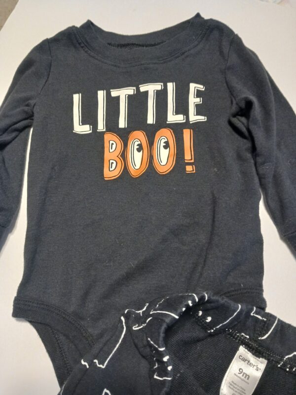 CARTERS 9 MONTH LONG SLEEVE HALLOWEEN SET - Image 2