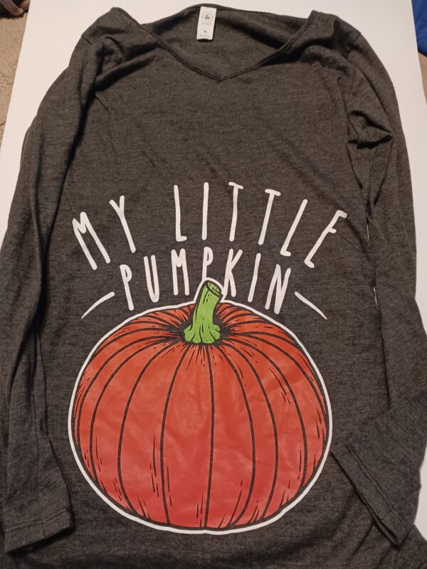 CUTE FALL MATERNITY LONG SLEEVE SZ MEDIUM. "My little pumpkin"