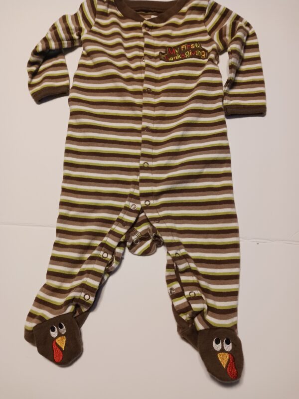 KOALA KIDS 6 MONTH THANKSGIVING ONSIE/PAJAMAS