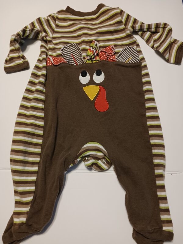 KOALA KIDS 6 MONTH THANKSGIVING ONSIE/PAJAMAS - Image 5