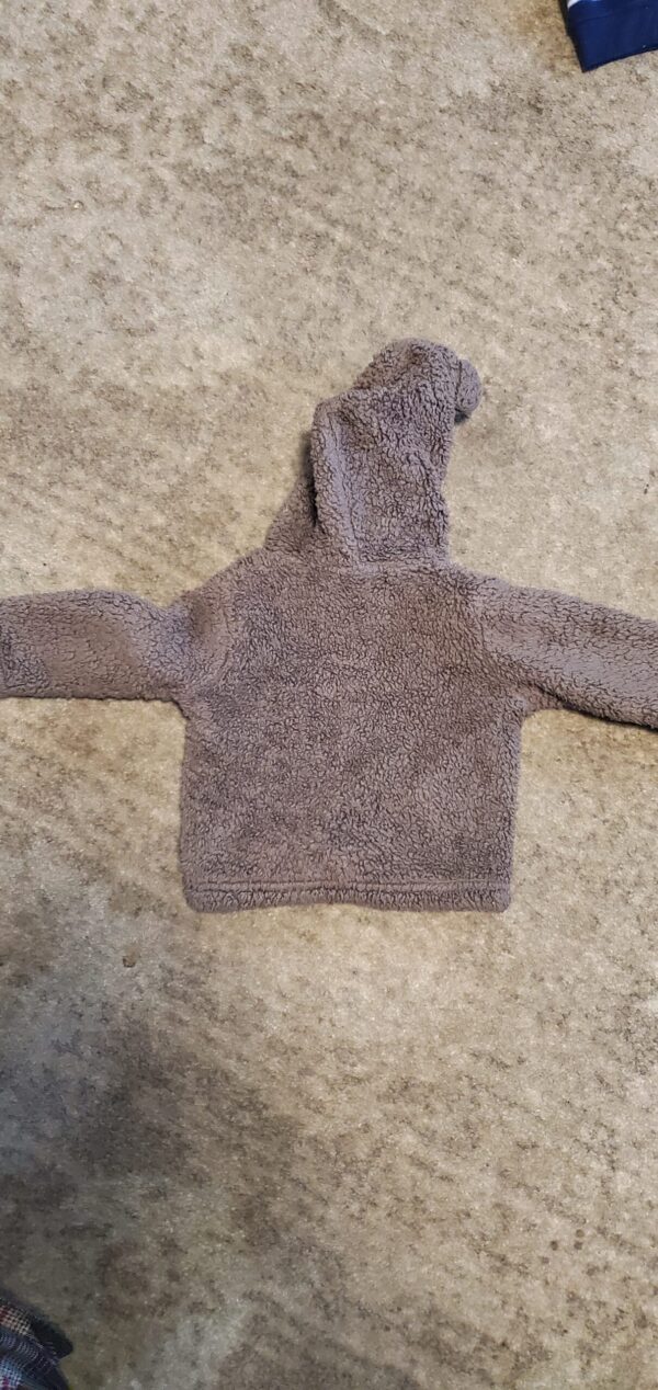 Carter's Fleece Zip Hoodie Size 6mos. - Image 3