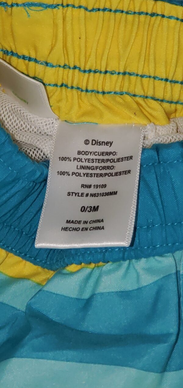 Disney Boy's Swim Trunks 3mos - Image 3